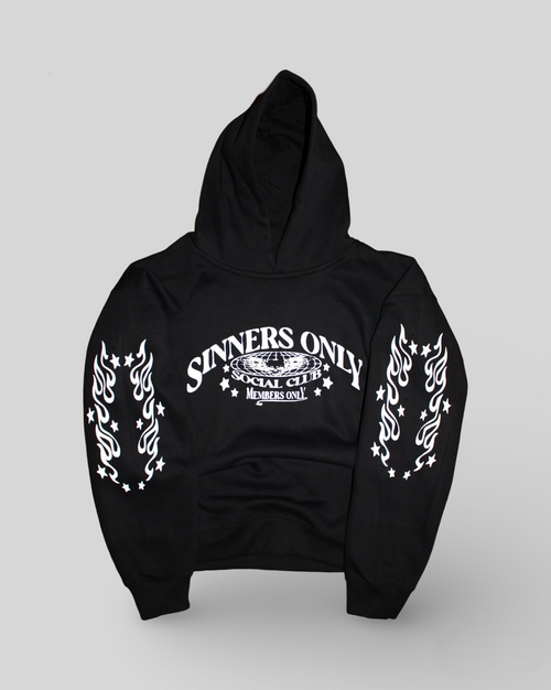MEMBERS ONLY HOODIE(BLACK)