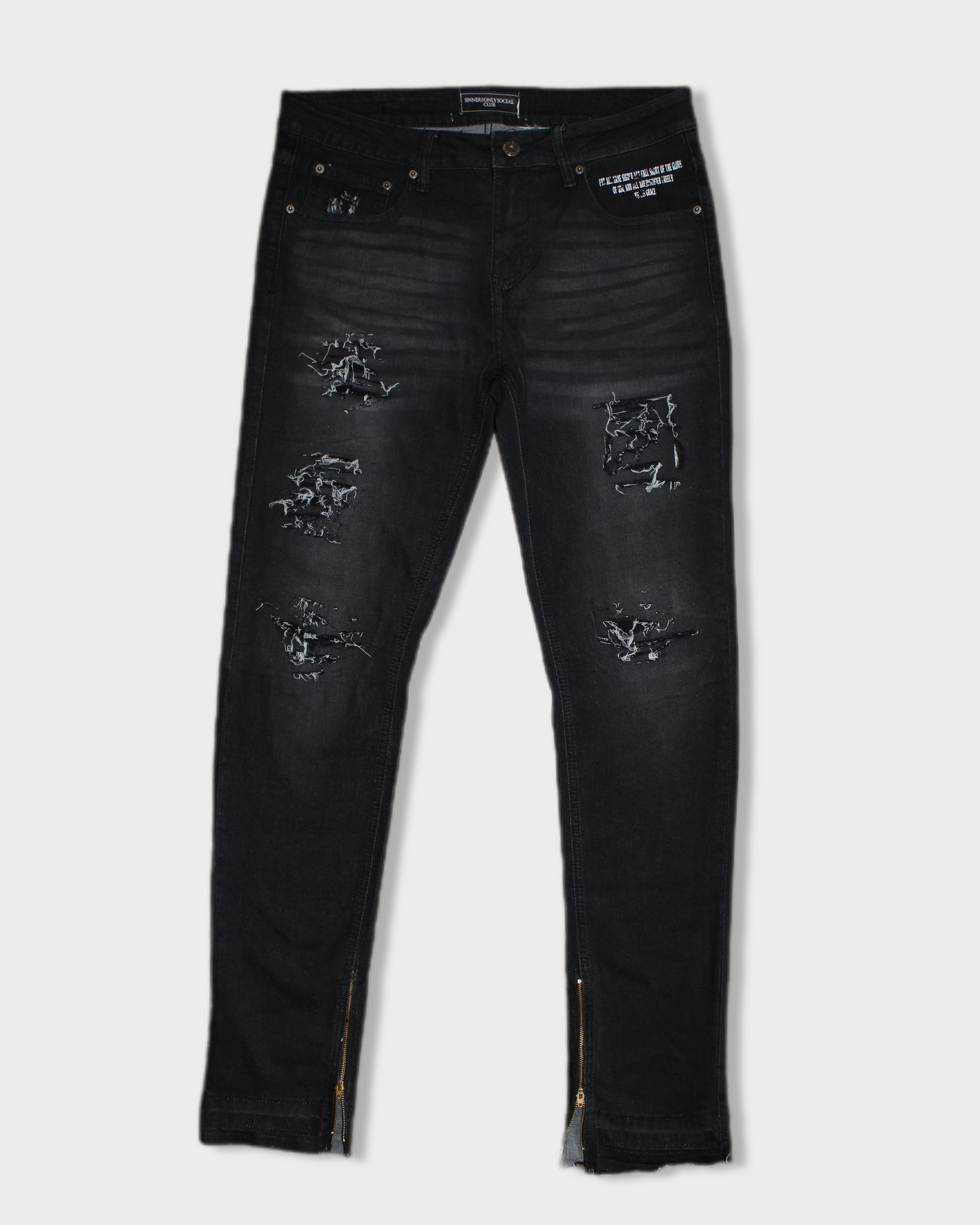 SINNER JEANS(VINTAGE BLACK)