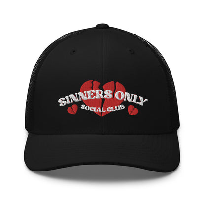 SINNERS HEARTBREAK TRUCKER (BLACK)